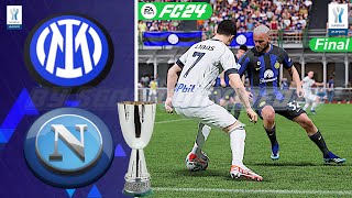 FC 24 • Inter Vs Napoli Finale Supercoppa Italia 20232024 • COM vs COM [upl. by Eng456]