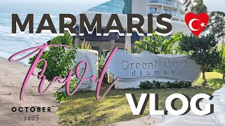 Marmaris Vlog 2023  Green Nature Diamond Hotel  5 All Inclusive  Tanya Vlogs UK [upl. by Honeyman]