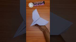 Wow Fly Amazingly 😃 Cormorant Paper Airplane shorts paperairplane [upl. by Nauquf]