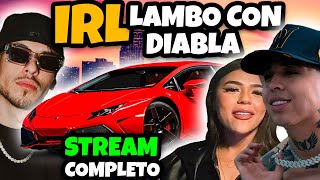 IRL EN LAMBORGHINI CON UNA BABY Y CON SAMULX EN MIAMI  STREAM COMPLETO  WESTCOL [upl. by Begga]