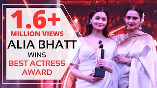 Alia Bhatt bagged Best Actress Award at Dadasaheb Phalke International Film Festival Awards 2023 [upl. by Aisac]