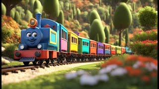 The Friendly Train  Fun Nursery Rhymes for Kids [upl. by Vigen]