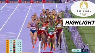 Athletics Womens 5000m Final  Full Match Highlights 2024  Olympic 2024 Match Highlights [upl. by Rudich32]