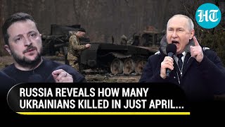 Russias MindBoggling Claim Of How Many Ukrainian Soldiers Killed In Just One Month [upl. by Adnarem76]