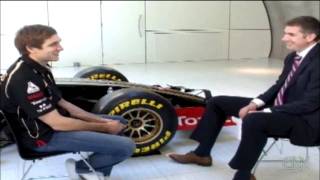 Vitaly Petrov talks to CNNs Don Riddell about his second F1 season [upl. by Bonilla]