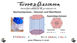 Sechsecksprisma  Volumen und Oberfläche [upl. by Akimyt]