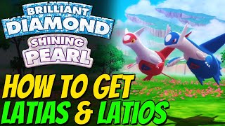 How to get LATIAS amp LATIOS in Pokemon Brilliant Diamond and Shining Pearl [upl. by Mellar]