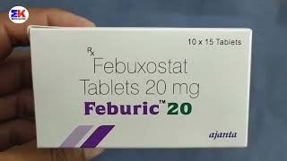 Feburic 20mg Tablet  Febuxostat 20mg Tablet  Feburic 20 Tablet Uses Benefits Dosage Review [upl. by Hali]