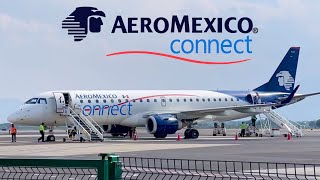 TRIP REPORT AeroMéxico Connect  Embraer E190LR  Oaxaca  Mexico City  Clase Turista Economy [upl. by Weig49]