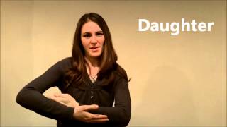 American Sign Language ASL Lesson Family amp PQRST [upl. by Poree323]