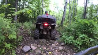 Rough ATV Trail Pittsfield Maine [upl. by Walling]