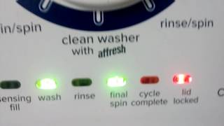 How to enter Amana washer into automatic diagnostic mode [upl. by Eimaraj]