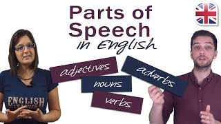 9 Parts of Speech in English  English Grammar Lesson [upl. by Mauro]