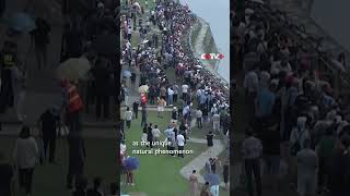 Spectacular Tidal Bore on Qiantang River Wows Viewers [upl. by Pacien]