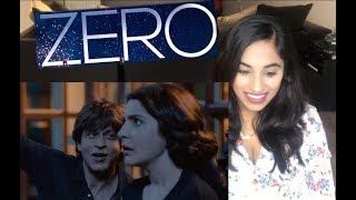 Zero Official Trailer Reaction With Deep  Shahrukh khan Anushka Katrina [upl. by Oesile35]