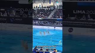 Ritmos Afroperuanos en el Campeonato mundial de natación LIMA 2024 [upl. by Alec828]