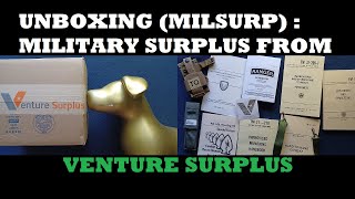 UNBOXING 202 Venture Surplus Books and Gear [upl. by Millman]