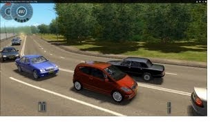 City Car Driving MercedesBenz A200 coupe Turbo 720p [upl. by Eloci]