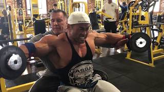 Hidetada Yamagishis 2018 Arnold Classic Australia Preparation DELTS TRAINING [upl. by Kotto]