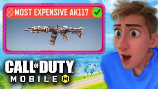 I FINALLY GOT the MOST EXPENSIVE AK117 🤯 COD MOBILE [upl. by Uchida492]