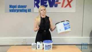 Screwfix  Mapei Shower Waterproofing Kit [upl. by Loria]