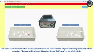 Ex Pharm Software  Effect of drugs on locomotor activity using Actophotometer  Exam Mode [upl. by Philipson]