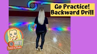 Backward Roller Skating Drill  Easy Way to Get Better [upl. by Ellehctim]