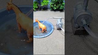 Diy how to make horse water bathed  Mini motor water pump mini tractor project  293 [upl. by Llerrej]