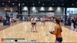 2023 USAV National Championship  Idaho Crush 16 Bower vs Premier Nebraska 16 Gold [upl. by Mcclelland]