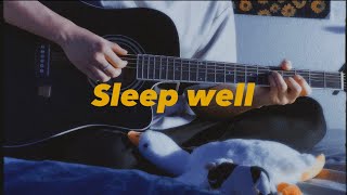 Sleep well  d4vd guitar cover [upl. by Vince]