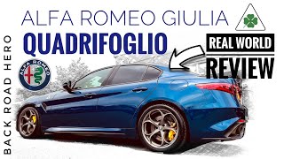 🍀 REAL WORLD REVIEW  Alfa Romeo Giulia Quadrifoglio Ownership problems upgrades amp buyers guide [upl. by Caldera]