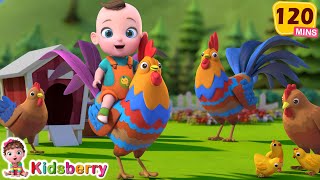 Old MacdDonald Had A Farm  More Kidsberry Nursery Rhymes amp Baby Songs [upl. by Annaor]