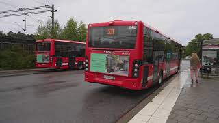 Sweden Stockholm bus 831 from Upplands Väsby station to Skepptunagränd [upl. by Notsnorb]