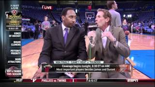 Skip Bayless and Stephen A Smith Arguing [upl. by Akers350]