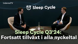 Sleep Cycle Q3´24 Fortsatt tillväxt i alla nyckeltal [upl. by Evalyn]