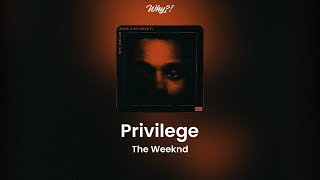 Privilege  The Weeknd EsEn Lyrics [upl. by Bradway]