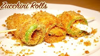 Involtini di Zucchine Al Forno Con Mozzarella Video 4K Ricetta Veloce  Stuffed Zucchini Rolls [upl. by Hammad]