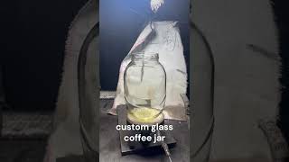 custom glass coffee jar factory [upl. by Alebasi297]