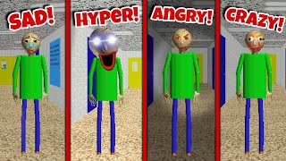 The Many Strange Moods Of Baldi  Baldis Basics [upl. by Grissel921]