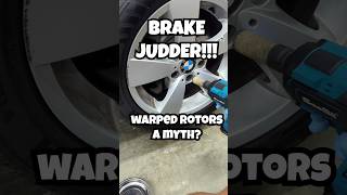 FIX Brake Judder automobile diy wrenching auto bmw brakes repair [upl. by Ranilopa900]