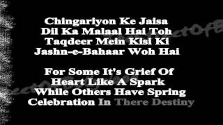 Pyaar Mein Thank You With Lyrics amp English Translation YouTube [upl. by Lairbag]