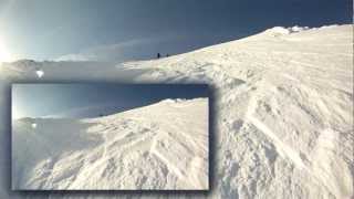 Snowboarding FlyPaper East Ridge Glencoe Mountain 6th Feb 2012 [upl. by Romelda]