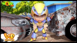 Vir The Robot Boy  Hindi Cartoon For Kids Car thief  Animated Series Wow Kidz [upl. by So]