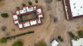 Aerial video of Biltmore Village in Asheville NC after Hurricane Helene [upl. by Illib269]