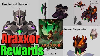 Araxxor Rewards Quick Breakdown August 28th Release Date New Boss [upl. by Bryon]