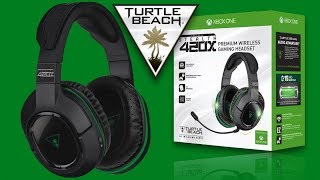 BEST XBOX ONE WIRELESS HEADSET Turtle Beach Stealth 420X Plus Unboxing and Review [upl. by Irem]