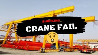 Crane Accident Videos  Crane Fail  Crane Machine  Crane Crash [upl. by Sinne]