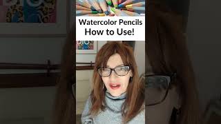 Watercolor Pencils  HOW To Use Them [upl. by Efioa]