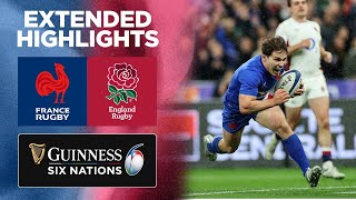 France v England  Extended Highlights  2022 Guinness Six Nations [upl. by Conni]