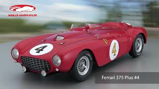 ckmodelcarsvideo Ferrari 375 Plus 4 Sieger 24h LeMans 1954 González Trintignant 118 KKScale [upl. by Sutton]